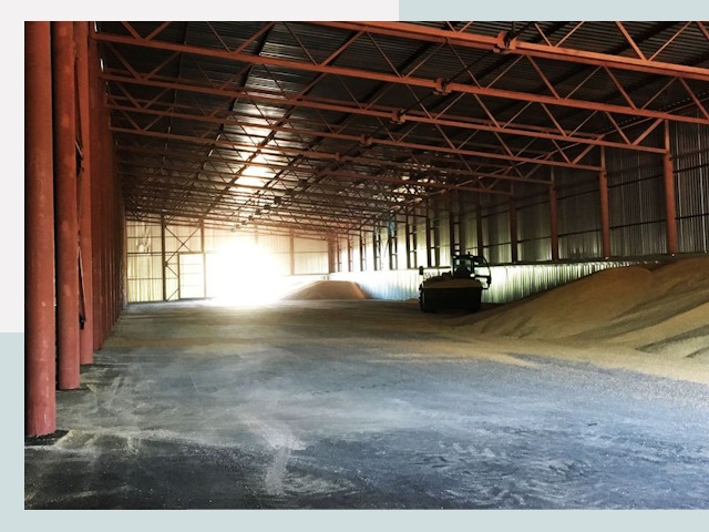 Строительство зернохранилищ в Элисте