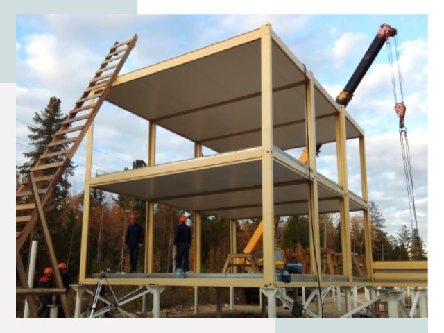 Строительство модульных здания Элиста