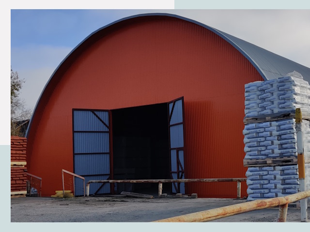 Полукруглые ангары по цене от 621 руб. в Элиста