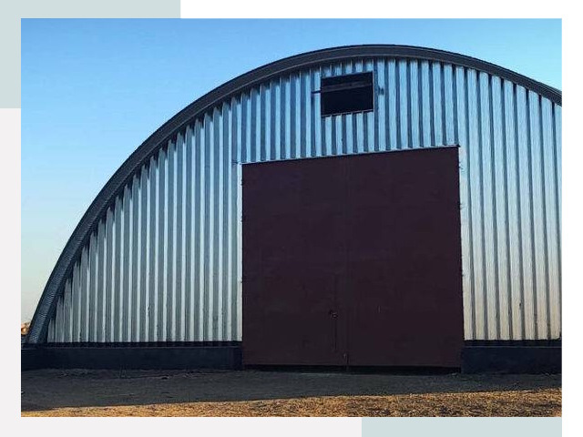 Бескаркасные ангары в Элисте